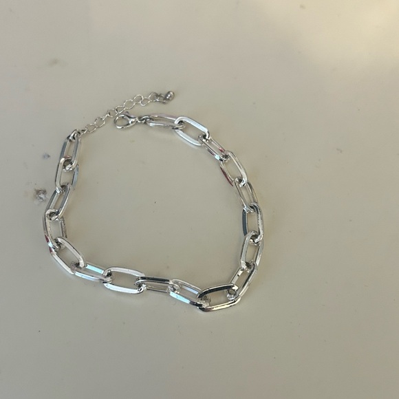 Silver and gold bracelet - Picture 2 of 3
